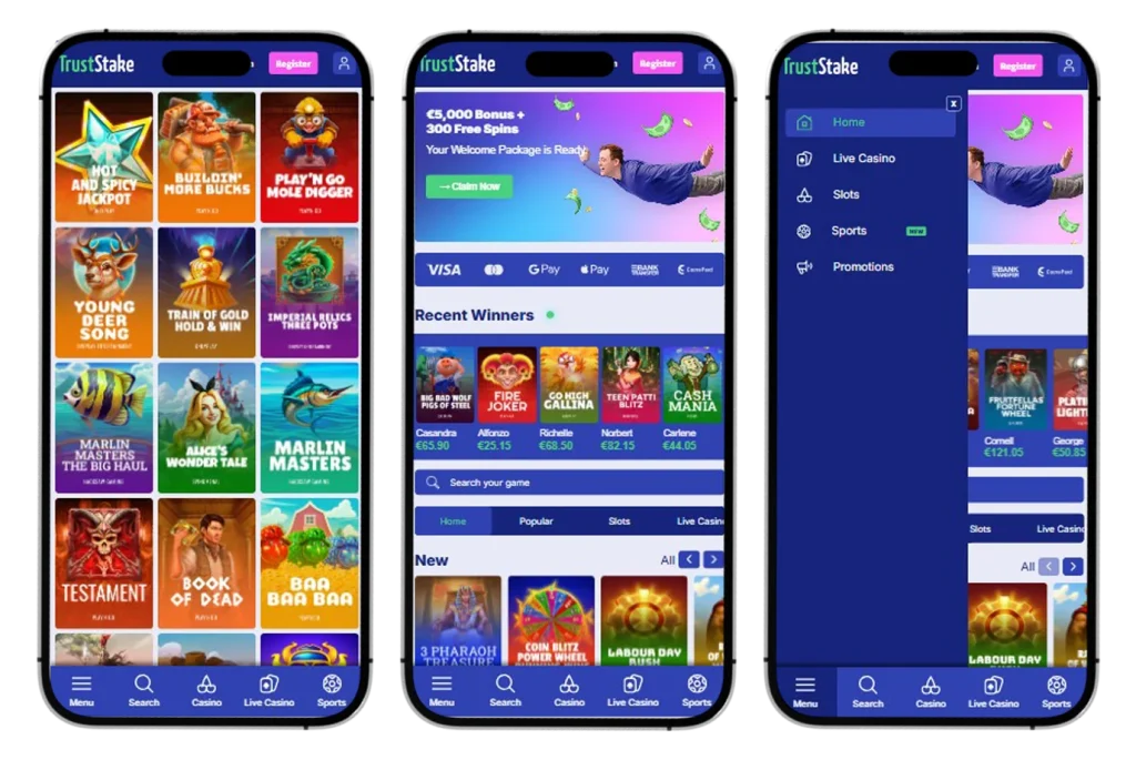 TrustStake Casino app